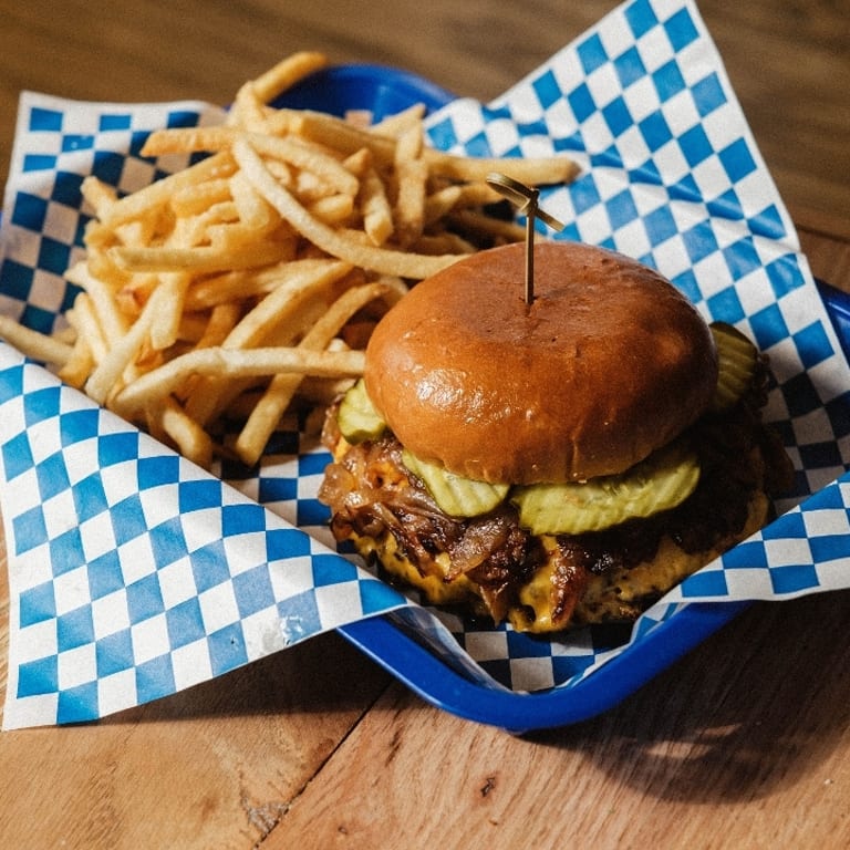 Indulge in Our Smash Burger